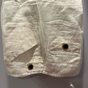 J. Crew Baird McNutt linen pants in White